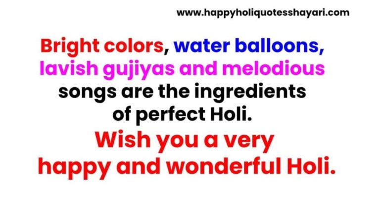 Best Happy Holi Status in Hindi, Wishes, Quotes for Whatsapp & Facebook 2023